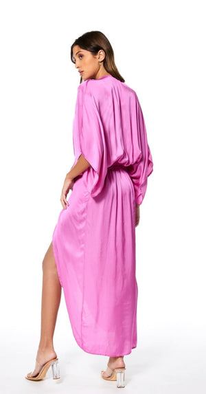 Young Fabulous & Broke Siren Maxi Dress in Tropic Pink